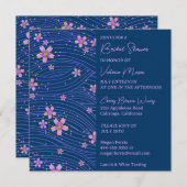  uitnodiging van de Bridal van Kleine Bloemen (Voorkant / Achterkant)