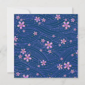  uitnodiging van de Bridal van Kleine Bloemen (Achterkant)