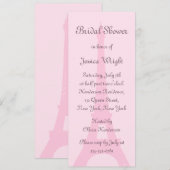 uitnodiging van de Bridal van Parijs (Voorkant / Achterkant)