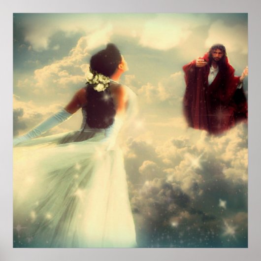 Uitnodiging van de briden poster (Voorkant)