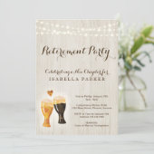 Uitnodiging van de brouwerijpartij | Rustic Beer (Staand voorkant)