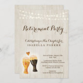 Uitnodiging van de brouwerijpartij | Rustic Beer (Voorkant / Achterkant)