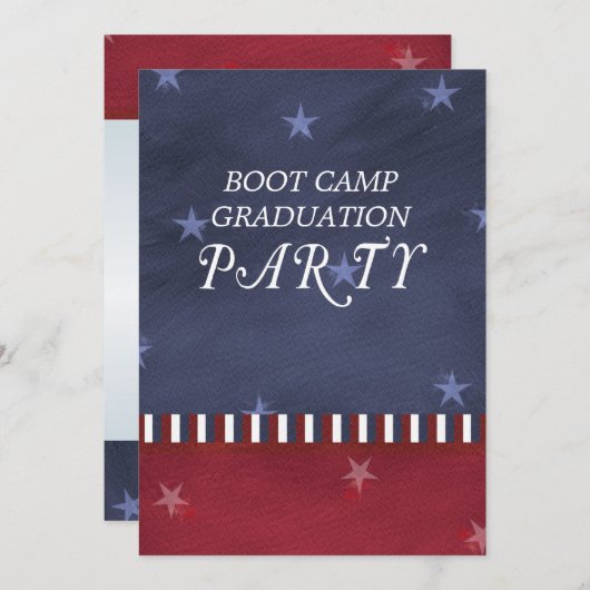 Uitnodiging van de Camp Gradup Partij van de Worte (Voorkant / Achterkant)