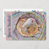 uitnodiging van de Cavia Birthday Party (Voorkant / Achterkant)