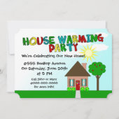 Uitnodiging van de charmante Naive Art House Warmi (Voorkant)