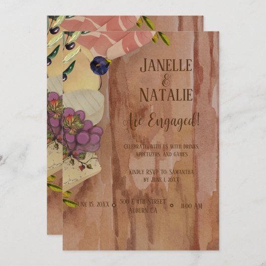 Uitnodiging van de Charterie Board Engagement Part (Voorkant / Achterkant)