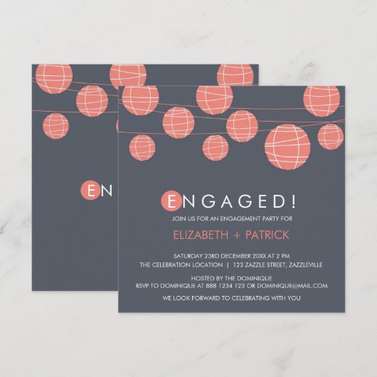 Uitnodiging van de Chinese Partij voor de Overeenk (Voorkant / Achterkant)