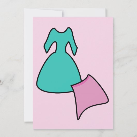 Uitnodiging van de Clothing Swap Party (Achterkant)