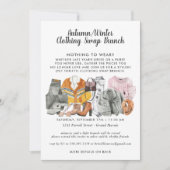 Uitnodiging van de Clothing Swap Party (Voorkant)
