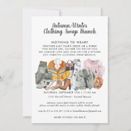 Uitnodiging van de Clothing Swap Party