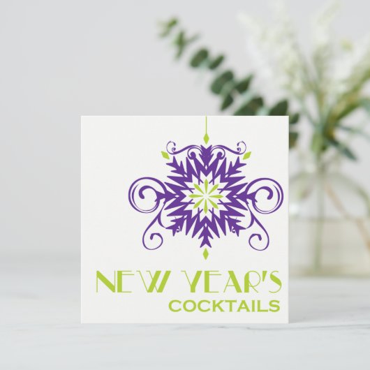 Uitnodiging van de Cocktail-partij in het nieuwe j (Staand voorkant)