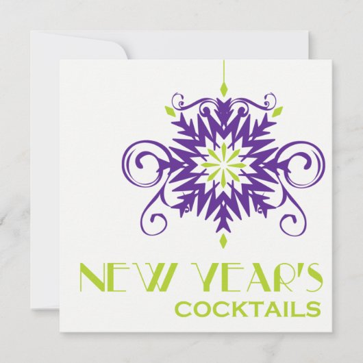 Uitnodiging van de Cocktail-partij in het nieuwe j (Voorkant)