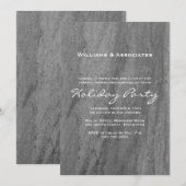 Uitnodiging van de Corporate Granite Holiday Party (Voorkant / Achterkant)