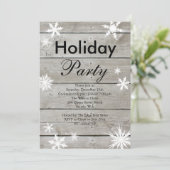 Uitnodiging van de Corporate Holiday Party op het  (Staand voorkant)