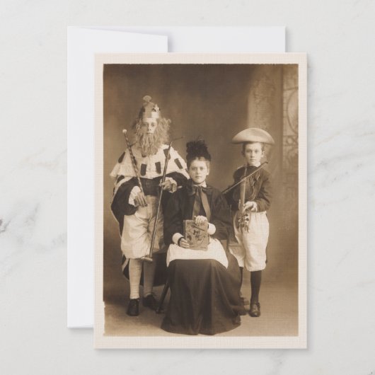 Uitnodiging van de  Costume Party (Voorkant)