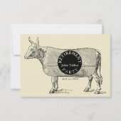 Uitnodiging van de  Cow Blanket Retirement Party 1 (Voorkant)