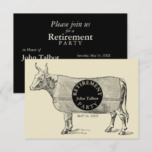 Uitnodiging van de  Cow Blanket Retirement Party 1