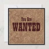 Uitnodiging van de Cowgirl Retirement Party (Achterkant)