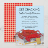 Uitnodiging van de Crab Feast Party (Voorkant / Achterkant)