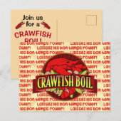 Uitnodiging van de Crawfish Boil Party (Voorkant / Achterkant)