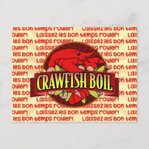 Uitnodiging van de Crawfish Boil Party