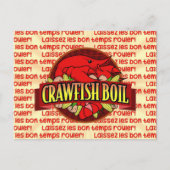Uitnodiging van de Crawfish Boil Party (Voorkant)