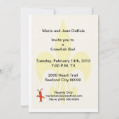 Uitnodiging van de Crawfish Boil Party (Achterkant)