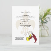 Uitnodiging van de Crawfish Boil Party (Staand voorkant)