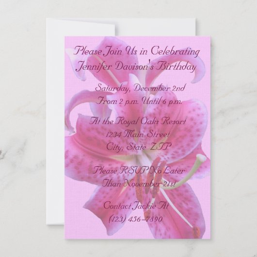 Uitnodiging van de dag—Het Overzicht van Stargazer (Achterkant)