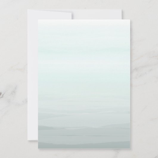 Uitnodiging van de Dag van de Beach van Seashell (Achterkant)