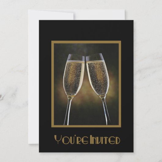 Uitnodiging van de Dag van de Dag van de Champagne (Achterkant)