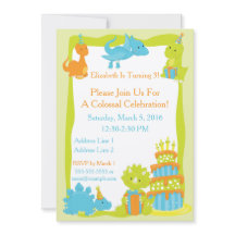 Uitnodiging van de Dinosaur-partij