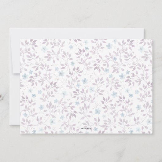 Uitnodiging van de Eerste Heilige Communie om Init (Achterkant)