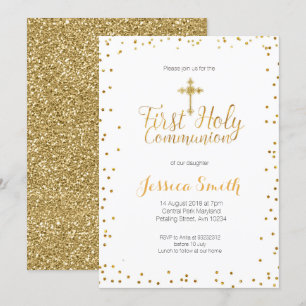 Uitnodiging van de Eerste Heilige Communie van Ele
