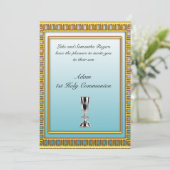 Uitnodiging van de eerste Heilige Communistische P (Staand voorkant)