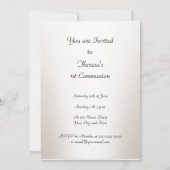 Uitnodiging van de eerste Heilige Communistische P (Achterkant)