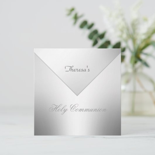 Uitnodiging van de eerste Heilige Communistische P (Staand voorkant)