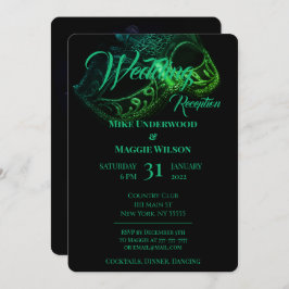 Uitnodiging van de Elegant Evening Wedding Party