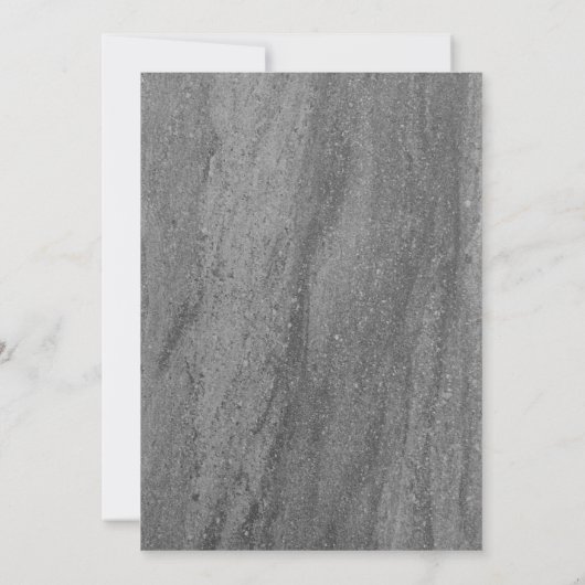 Uitnodiging van de Elegant Granite Holiday Party (Achterkant)