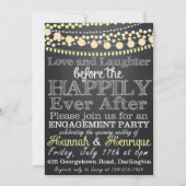 Uitnodiging van de Engagement Party (Voorkant)