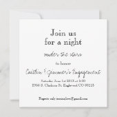 Uitnodiging van de Engagement Party (Voorkant)