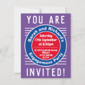 Uitnodiging van de Engagement Party (Voorkant)