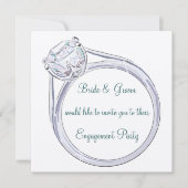 Uitnodiging van de Engagement Party (Voorkant)