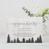 Uitnodiging van de Engagement Party | Rijstwinter (Staand voorkant)