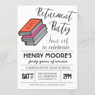 Uitnodiging van de Engelse Teacher Retirement Part