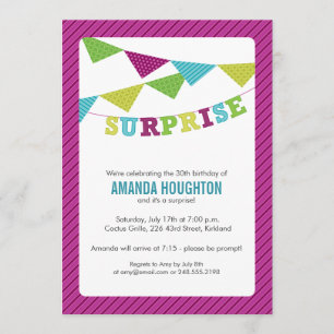 Uitnodiging van de Enterprise Party in Paars