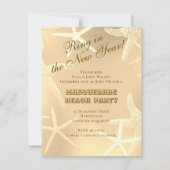 Uitnodiging van de "Eve Beach Party" van Starfish  (Voorkant)