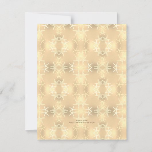 Uitnodiging van de "Eve Beach Party" van Starfish  (Achterkant)