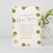 Uitnodiging van de Eve Party van Glitter in het ni (Staand voorkant)