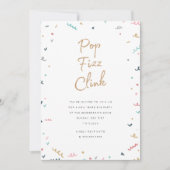 Uitnodiging van de Eve Party van het nieuwe jaar (Voorkant)